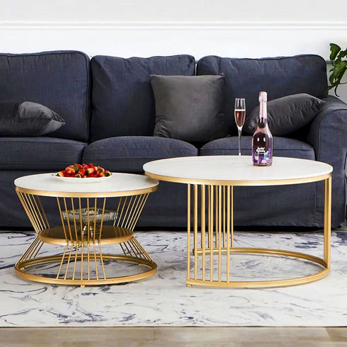 Round Nesting Table- Set of 2